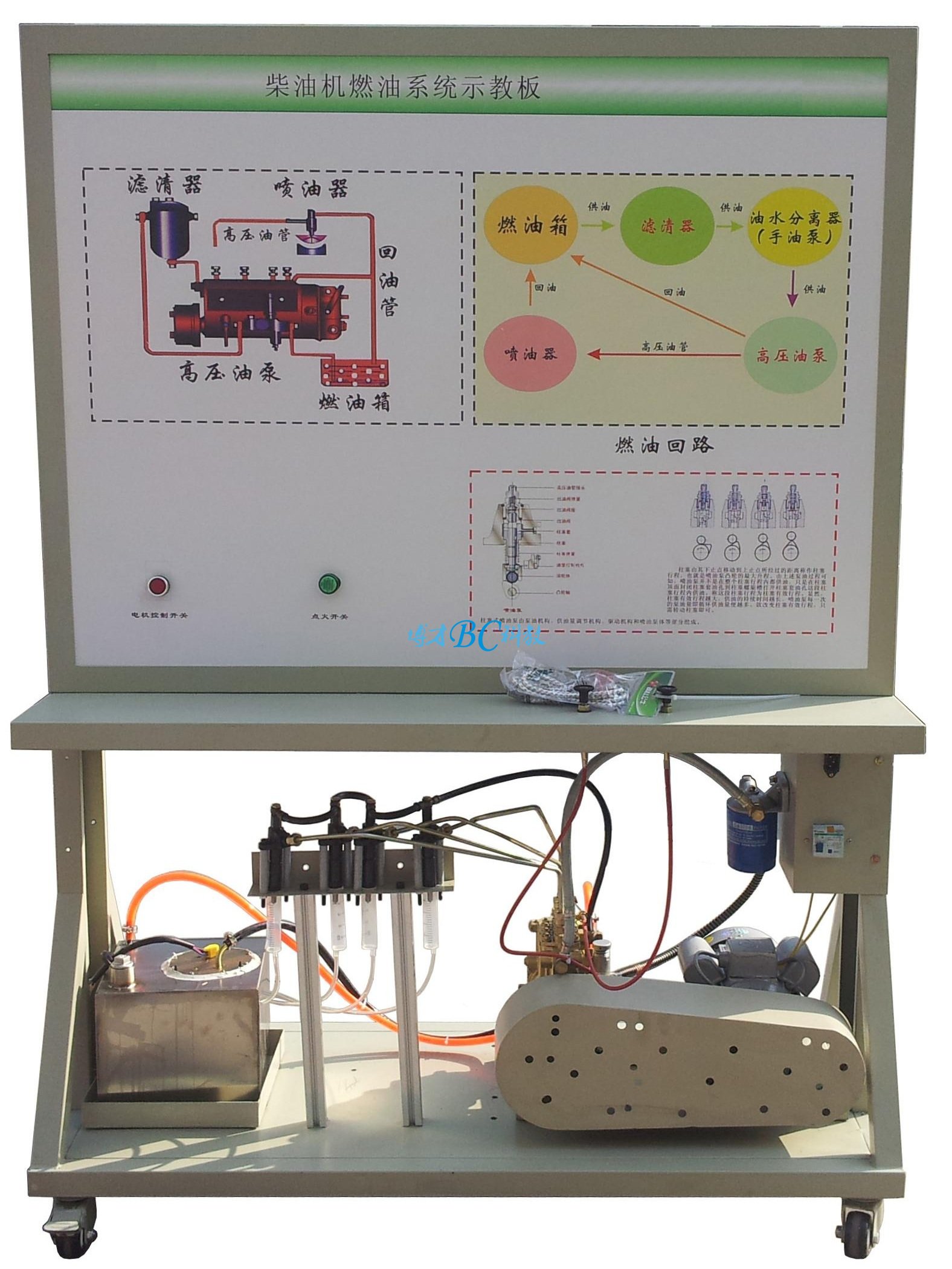 拖拉机柴油机燃料系统实训台